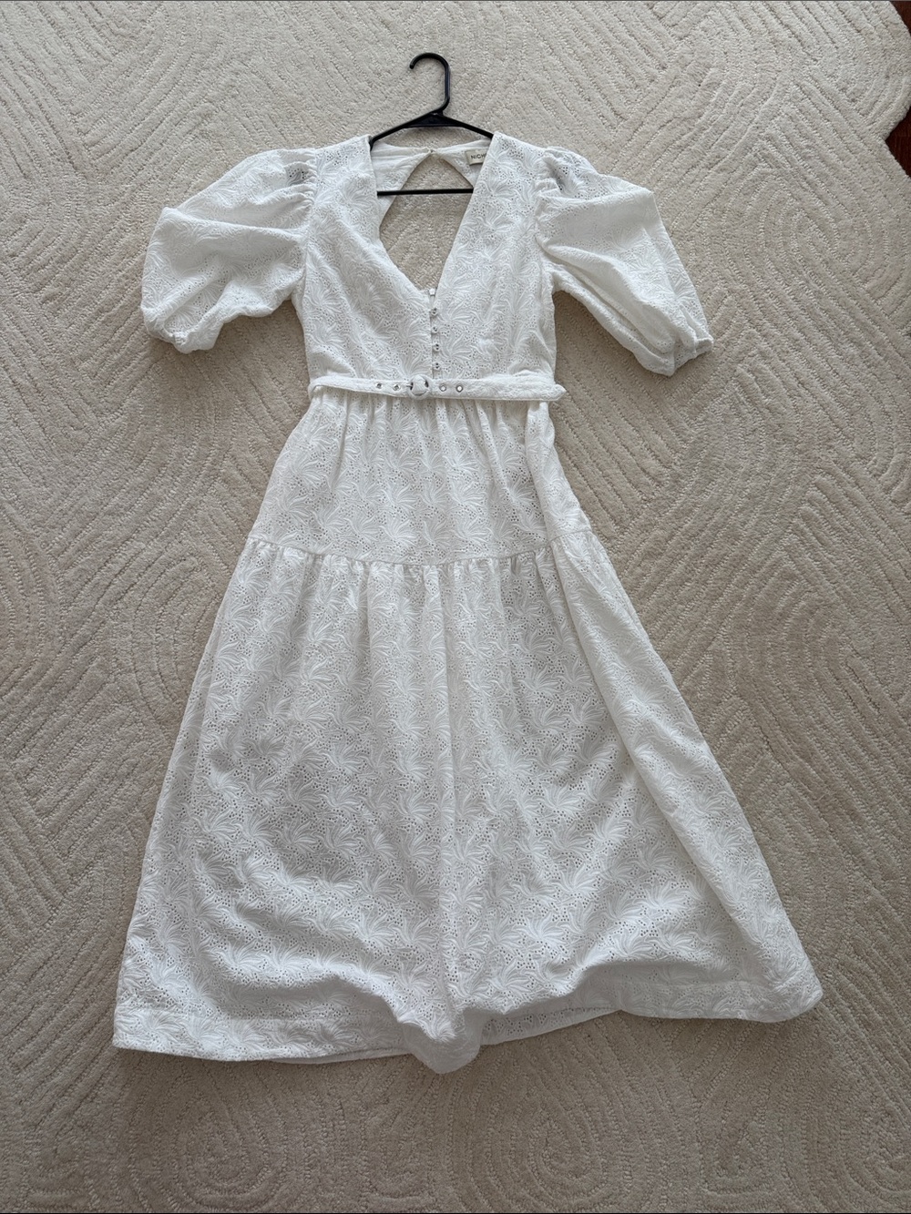 Nicholas the Label White Belted Dress